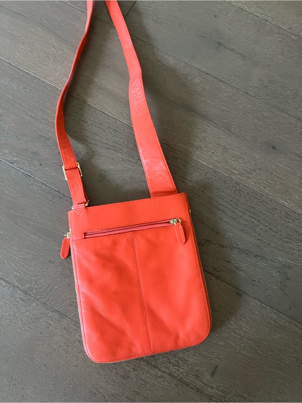 RADLEY LONDON Coral-Red Leather Crossbody Bag - Picture 3 of 4